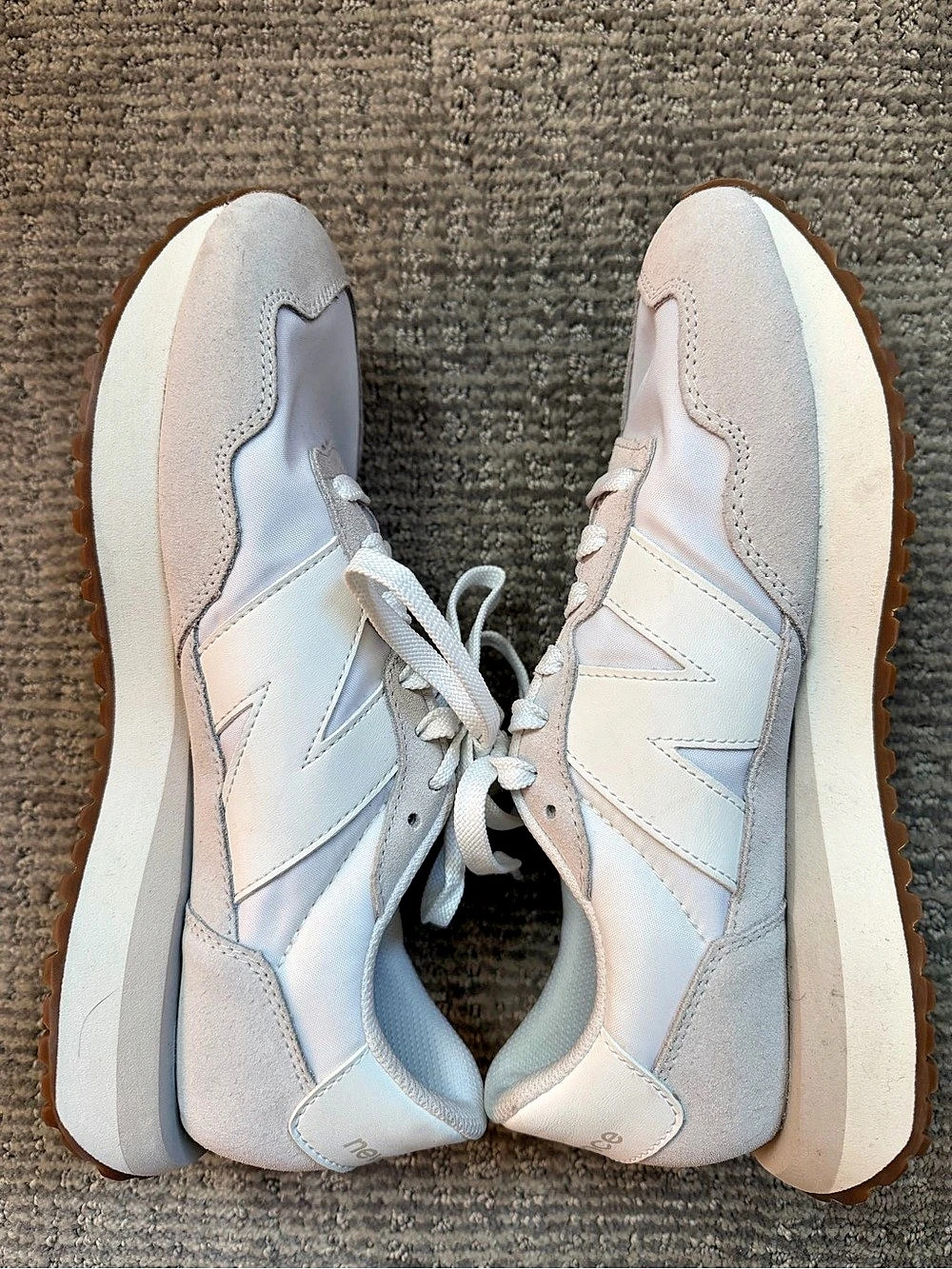 New Balance 237 Women's White & Pink Sneakers US 9.5 - Picture 4 of 6